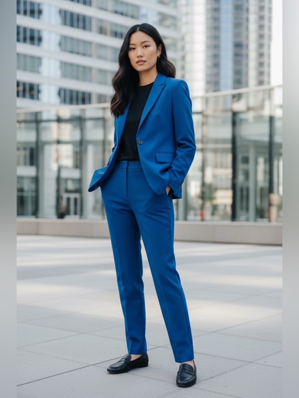 Straight Leg Trousers